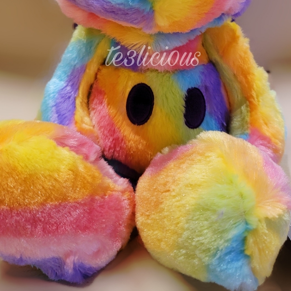 DISNEY PARKS MICKEY PASTEL TIE DYE PLUSH - Picture 3 of 6
